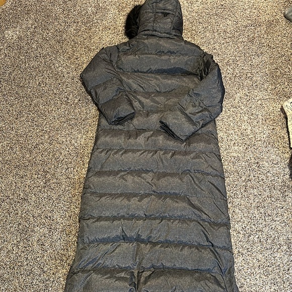 Lands' End Women's Black Long Down Coat - Picture 6 of 6